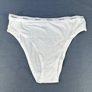 Hanes Originals Womens Size 2XL Panty Brief High Cut White New Without Tags